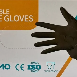 Disposable Black 4G Nitrile Gloves