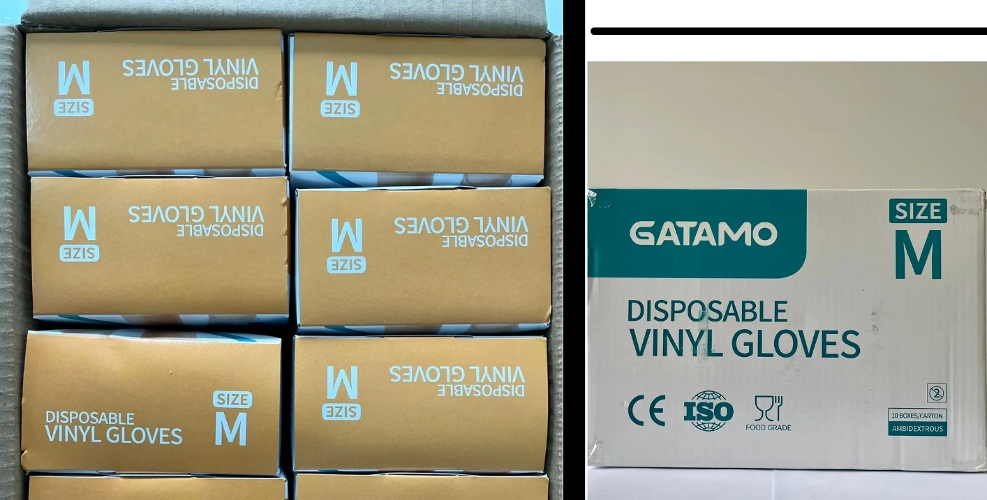 disposable vinyl gloves